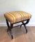 Vintage Neoclassical Mahogany Stool, 1950s 2