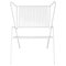 White Capri Easy Lounge Chair by Cools Collection, Image 1