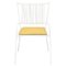 Weißer Capri Stuhl mit Sitzkissen von Cools Collection 1
