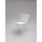 White Capri Chair with Seat Cushion by Cools Collection, Image 4