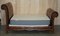 Brown Leather Emperor Size Bed from Ralph Lauren and Bonaparte 16