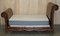 Brown Leather Emperor Size Bed from Ralph Lauren and Bonaparte 8