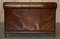 Brown Leather Emperor Size Bed from Ralph Lauren and Bonaparte, Image 14