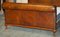 Brown Leather Emperor Size Bed from Ralph Lauren and Bonaparte, Image 7