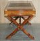 Anglo Indian Military Campaign Trestle Desk & Armchair in Hardwood & Brass, Set of 2 14