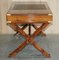 Bureau et Fauteuil Anglo Indian Military Campaign en Bois Dur et Laiton, Set de 2 14