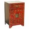 Vintage Chinese Hand Painted Lacquered Cabinet, 1920s 1