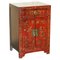 Vintage Chinese Hand Painted Lacquered Cabinet, 1920s, Image 1