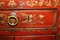 Chinesischer Handbemalter Lackierter Vintage Schrank, 1920er 10