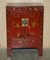 Lar ge Oriental Chinese Hand Painted Lacquered Cabinet by Charles & Ray Eames, 1920s 2