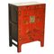 Lar ge Oriental Chinese Hand Painted Lacquered Cabinet by Charles & Ray Eames, 1920s 1