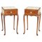 Victorian Cabriole Legged Single Drawer Tables by Charles & Ray Eames, Set of 2 1