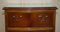 Bow Fronted Burr Yew Wood Chest of Drawers, Set of 2 4