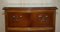 Bow Fronted Burr Yew Wood Chest of Drawers, Set of 2, Image 4