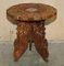 Burmese Octagonal Carved Side Table from Liberty 14