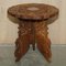 Burmese Octagonal Carved Side Table from Liberty, Image 16