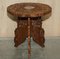 Burmese Octagonal Carved Side Table from Liberty 15