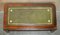 Vintage Military Campaign Hardwood & Green Leather Campaign Coffee Table 11