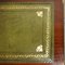 Vintage Military Campaign Hardwood & Green Leather Campaign Coffee Table, Image 14