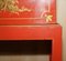 Japanned Oriental Side Table Chest on Stand Hand Painted and Lacquered by Charles & Ray Eames, 1920s 5