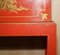 Japanned Oriental Side Table Chest on Stand Hand Painted and Lacquered by Charles & Ray Eames, 1920s, Image 5