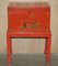 Japanned Oriental Side Table Chest on Stand Hand Painted and Lacquered by Charles & Ray Eames, 1920s 2