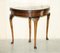 Hardwood Console Games Demi Lune Card Table, 1880s 2