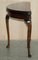 Hardwood Console Games Demi Lune Card Table, 1880s 13