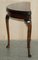 Hardwood Console Games Demi Lune Card Table, 1880s, Image 13