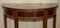 Consolle mezzaluna vittoriana in legno di noce e legno di Charles & Ray Eames, Immagine 4