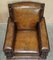 Club Armchairs with Gothic Carved Panels, 1900s, Set of 2, Image 14
