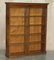 Sheraton Revival Satinwood, Burr Walnut & Yew Wood Library Bookcases, Set of 2, Image 2