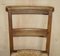 Dutch Ladder Back Oak Rush Seat Dining Chairs, 1860s, Set of 6 5