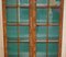 Victorian Burr Walnut Library Bookcase with Gothic Glazed Doors, 1880s 4