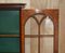 Victorian Burr Walnut Library Bookcase with Gothic Glazed Doors, 1880s 17