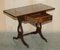 Tavolini allungabili in legno massello con rotelle Lion Paw, set di 2, Immagine 12