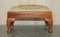 Small Antique Victorian Walnut Cabriole Legged Footstool, 1880 2