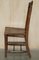 Antike Esszimmerstühle aus geschnitztem Nussholz im Neugotischen Stil von Charles & Ray Eames, 6 . Set 20