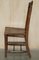 Antique Gothic Revival Carved Walnut Steeple Back Dining Chairs by Charles & Ray Eames, Set of 6, Image 20