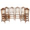 Antique Gothic Revival Carved Walnut Steeple Back Dining Chairs by Charles & Ray Eames, Set of 6 1
