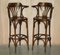Bentwood Kitchen Bar Stools with Frames in the style of Thonet, Set of 4 2