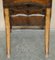 Antique Regency Brown Leather & Oak Chesterfield Desk Chair, 1820s, Image 18