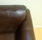 Brown Leather Two Seater Sofa on Wooden Feet from Marks & Spencer Abbey 11