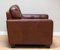 Brown Leather Chesterfield Style Armchair in the style of Knoll, Image 6