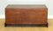 Military Campaign Style Brown Hardwood Chest 7