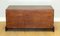 Military Campaign Style Brown Hardwood Chest, Image 7