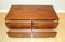 Military Campaign Style Brown Hardwood Chest 4