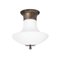 Lampada da soffitto Stoby Oxide D30 in vetro opalino di Konsthantverk, Immagine 4