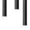 Schwarze Stave 3 Deckenlampe aus Messing von Johan Carpner für Konsthantverk 6