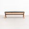 Civil Bench in Wood and Woven Viennese Cane by Pierre Jeanneret for Cassina, Image 13